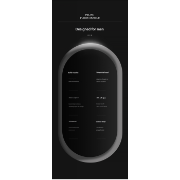 Grey Smart Kegel & Thigh Trainer with Digital Counter | Adjustable Resistance Pelvic Floor Strengthener for Home Workouts