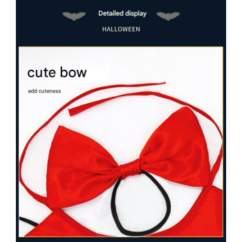 Orange Regal Vampire Pet Cape | Halloween & Christmas Costume Cloak with Bow & Pom-Poms for Dogs and Cats(Size M)