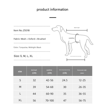 Green Pet Support Harness for Senior and Disabled Dogs - Adjustable Chest and Back Support Leash(Size L)