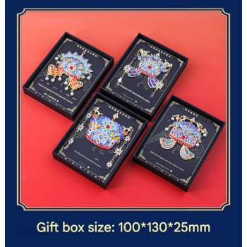 Imperial Chinese Phoenix Crown 3D Metal Fridge Magnet - Mystery Blind Box Collectible Gift