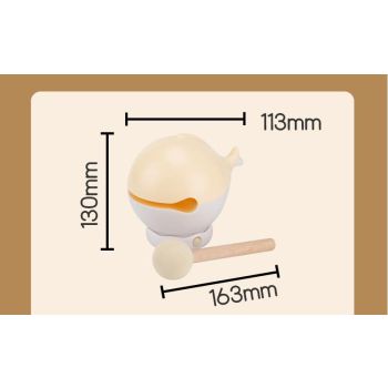 Portable rechargeable tapping control night light- 3-Level Dimmable Bedside Lamp(apricot)