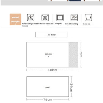 Premium Long-Staple Cotton Towel Set - 2 Hand Towels & 1 Bath Towel Gift Bundle(purple)