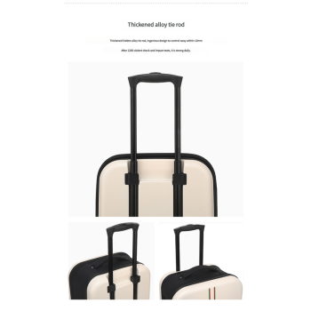 Compact Expandable Foldable Luggage - Reinforced Alloy Handle & Silent Wheels(pink)