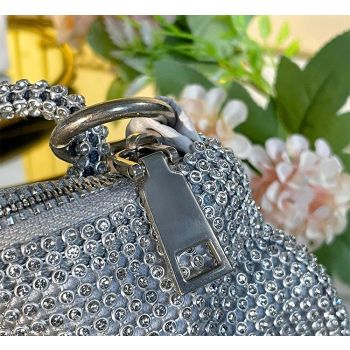 Modern Handbag - Elegant with Decorative Accents(silver)