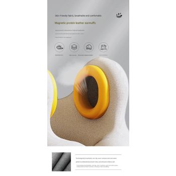 Smart Neck Pillow with Dual Noise Reduction, HIFI Bluetooth Music & Graphene Heating - Sleep Elf" Travel Pillow(black)"