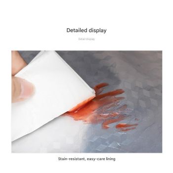 Insulated Lunch Tote Bag - Large Capacity, Multi-Pocket, Waterproof & Stain-Resistant Lining(black)