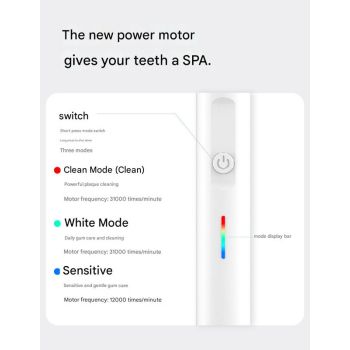 2-in-1 Sonic Electric Toothbrush & Power Flosser Kit - 3 Modes, 31000VPM, IPX7 Waterproof, with Travel Case(white)