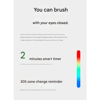 Rotating Electric Toothbrush with 3D Cleaning Action - 3 Modes, IPX7 Waterproof, with Travel Case & 6 Brush Heads(black)