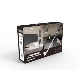 Cordless 2-in-1 Handheld & Stick Vacuum Cleaner with Detachable Water Tank & Dust Mite Remover(black)