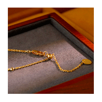 Elegant Gourd Pendant Necklace with Adjustable Textured Chain - Lucky Calabash Jewelry for Women(red)