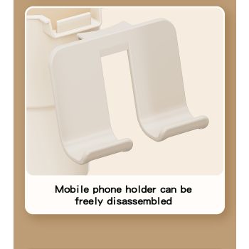 Multi-Purpose Anti-Spill Cup Holder with Suction Base & Detachable Phone Stand(blue)