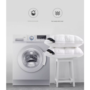 Pink Luxury Adjustable Bed Pillow Set (2-Pack) - Hotel Quality Down Alternative for Ultimate Neck Support & Comfort