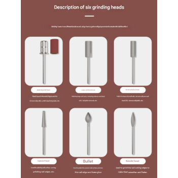 White Professional Rechargeable Nail Drill Machine - 45000RPM Portable E-File Kit for Acrylic, Gel, Polishing & Manicure