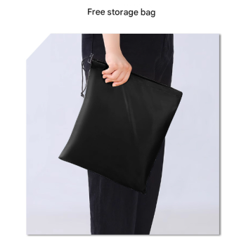 Size L Black All-Weather 210D Bicycle Cover - Waterproof & UV-Proof Outdoor Bike Protector with Lock Hole & Storage Bag