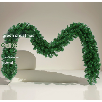 Classic Green Lush Artificial Christmas Garland - 2.7m Green Pine Vine with 280 Tips for Holiday Decor