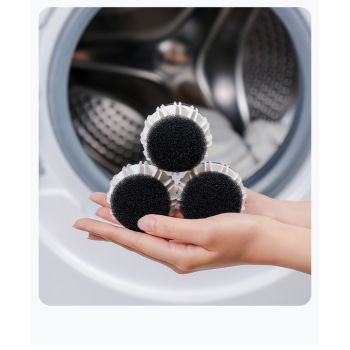 Magic Laundry Balls Set of 4 - Anti-Pilling Fuzzy Lint Remover for Washing Machine