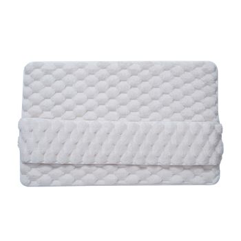 Luxury Plush Memory Foam Bath Mat with Foot Drying Panel - Super Absorbent & Non-Slip Bathroom Rug(Paw beige)