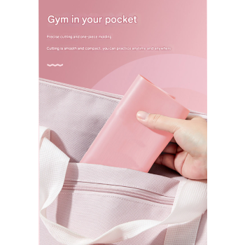 Pink Thickened 2m [60 lbs] Yoga & Fitness Resistance Stretch Bands (Set of 2) for Full-Body Workout & Flexibility Training