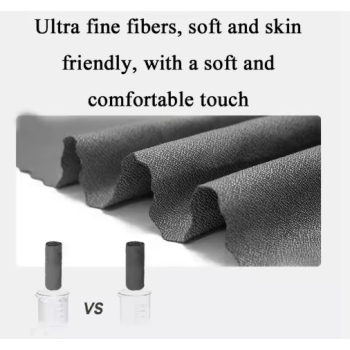 Dark Grey 2-PCS Smart Whale Silicone Case Quick-Dry Towel Set - Portable & Cooling for Gym & Travel