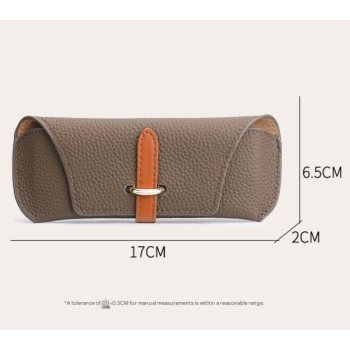 3 Pack Grey Chic Portable Glasses Case Set - Anti-Pressure Sunglass & Myopia Eyewear Protectors