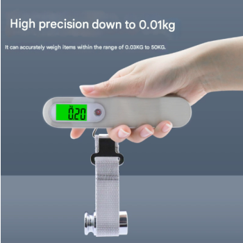 50kg Digital Luggage Scale High Precision Portable Electronic Hanging Scale for Australian Travellers Handheld Suitcase Weight Scale with LCD Display