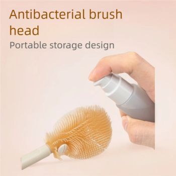 2pc * Effortless & Hygienic Portable Baby Bottle Cleaning Set(Purple)