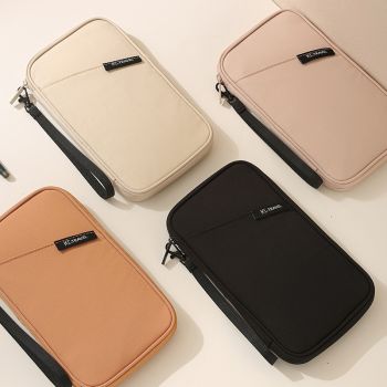 Travel Document Organizer(black) - Multi-Pocket Design, Lightweight, Luggage-Friendly Storage