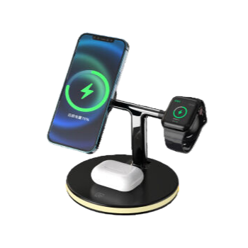 Magnetic three in one wireless charger (detachable)