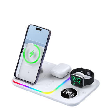 Three in one multifunctional RGB lamp wireless charging