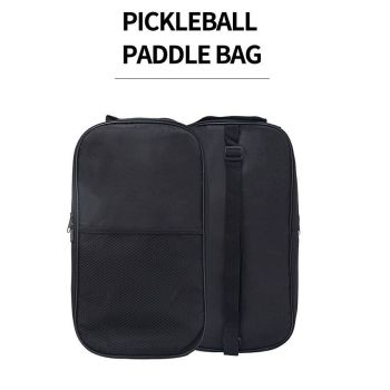 Red and Black T700 Carbon Fiber Pickleball Paddle Set - 16mm Textured Matte Finish with Oxford Carry Bag & PE Balls