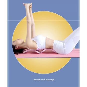 2-piece Soft Version Yoga Ring for Back Opening & Leg Support - TPE Resistance Loop, Ergonomic Arch Design - Multi-Use Fitness Aid for Shoulder Stretch, Spinal Alignment, Thigh Toning & Posture Correction