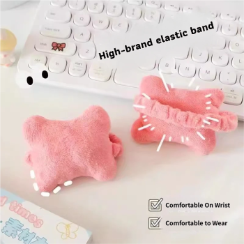 Green Ergonomic Plush Wrist Rest 2PCS Set – 80×20cm Keyboard Wrist Pad + Pillow-Shaped Wrist Support Cushion with Strap (7.5×7cm) – Anti-Slip Memory Comfort Pad for Typing Gaming & Office Use
