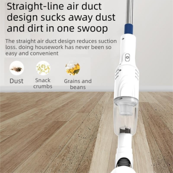 2-piece Home Cleaning  Bundle - Golden UV Mattress Mite Vacuum Cleaner & White Cordless Handheld Stick Vacuum Set, Wireless Rechargeable Home Car Pet Hair Cleaning Kit