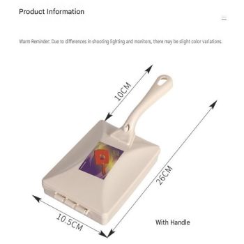 Pink Double Roller Cleaning Brush - PP Material, Sealed Dustpan Design with Detachable Rollers - Lightweight Carpet Sofa Bed Sweeper for Pet Hair and Crumbs