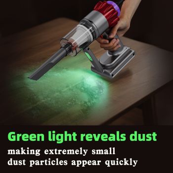 Portable Wireless Car Vacuum Cleaner 4 in 1 Handheld Air Duster Rechargeable Mini Vacuum for Pet Hair Keyboard Car Interior