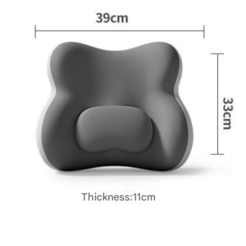 Sakura Pink Ergonomic Memory Foam Lumbar Support Cushion for Office Chair, Adjustable Lower Back Pillow with Dual Side Support, Orthopedic Back Rest for Desk Chair, Car Seat and Home Office