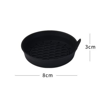 4 Pack Silicone Car Cup Holder Coaster Set – Anti-Slip Heat Resistant Car Cup Mats, Universal Car Interior Drink Pad Accessories