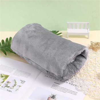 USB Heated Plush Hand Warmer Bag – Electric Rechargeable Warm Hand Cushion, Soft Winter Heating Hand Muff, Portable USB Warm Hand Pad