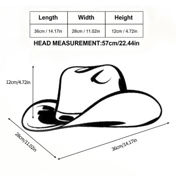 Western Cowboy Hat with Rhinestone Tassel Fringe - Red Felt-Style Party Hat with Decorative Chain for Festivals, Weddings and Stage Outfits