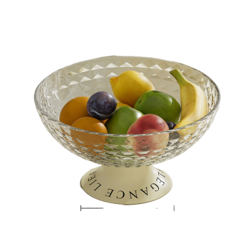 Diamond fruit tray transparent 25.8/12.8x13.5cm