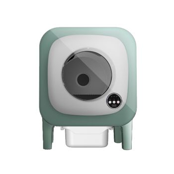 Green fully automatic cat toilet 490 X 589 X 620mm