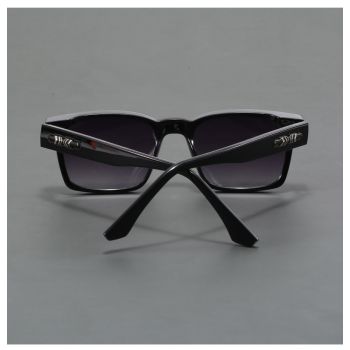 Dark Grey Trendy Oversized Lightweight Blue Light Blocking Sunglasses for Men - Anti-Fog, Photochromic, and UV Protection