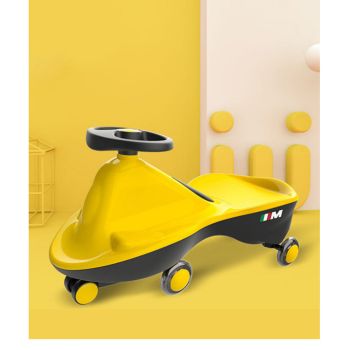 Yellow-Glide Walker Swing Car Twist Car Rind On Toy  Italian Designer For Children Outdoor 