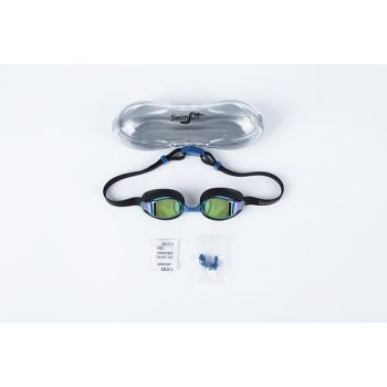 Junior mirrored lens swimming goggles golden colour