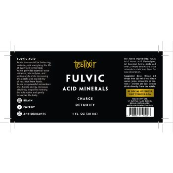 Teelixir Fulvic Acid Minerals (Liquid)