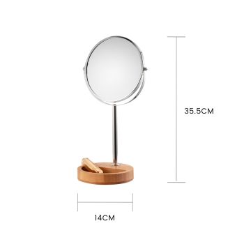 Clevinger Verona Bamboo Makeup, Vanity, and Beauty Mirror