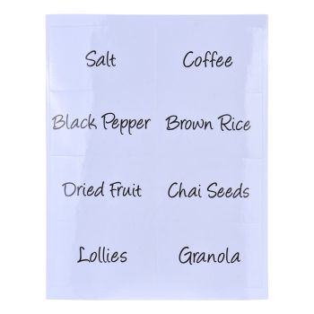 Cook Easy 40pc Pantry Label Stickers