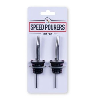 2Pk Stainless Steel with Silicone Speed Pourer