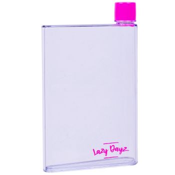 Lazy Dayz Flat Bottle 380ml - Pink