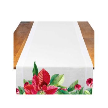 230*145cm Rectangle Christmas Cherries Tablecloth